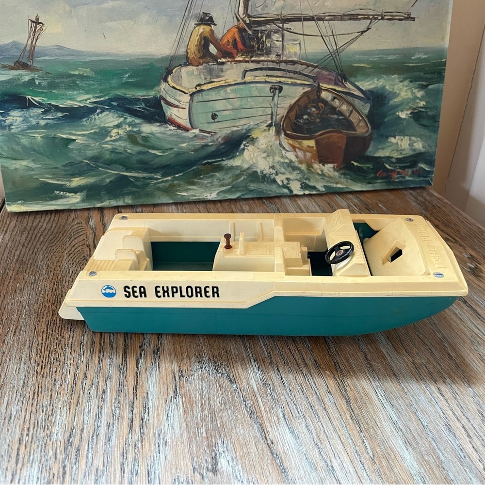 Vintage 1976 Fisher-Price Adventure People Sea Explorer Boat❤️